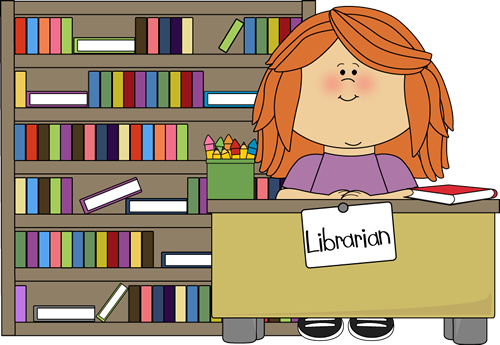 Picture of an animated librarian